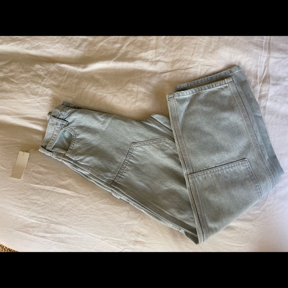 Jesse Kamm Japanese Denim Patchfront Handy size 4 left HTF - Picture 4 of 13